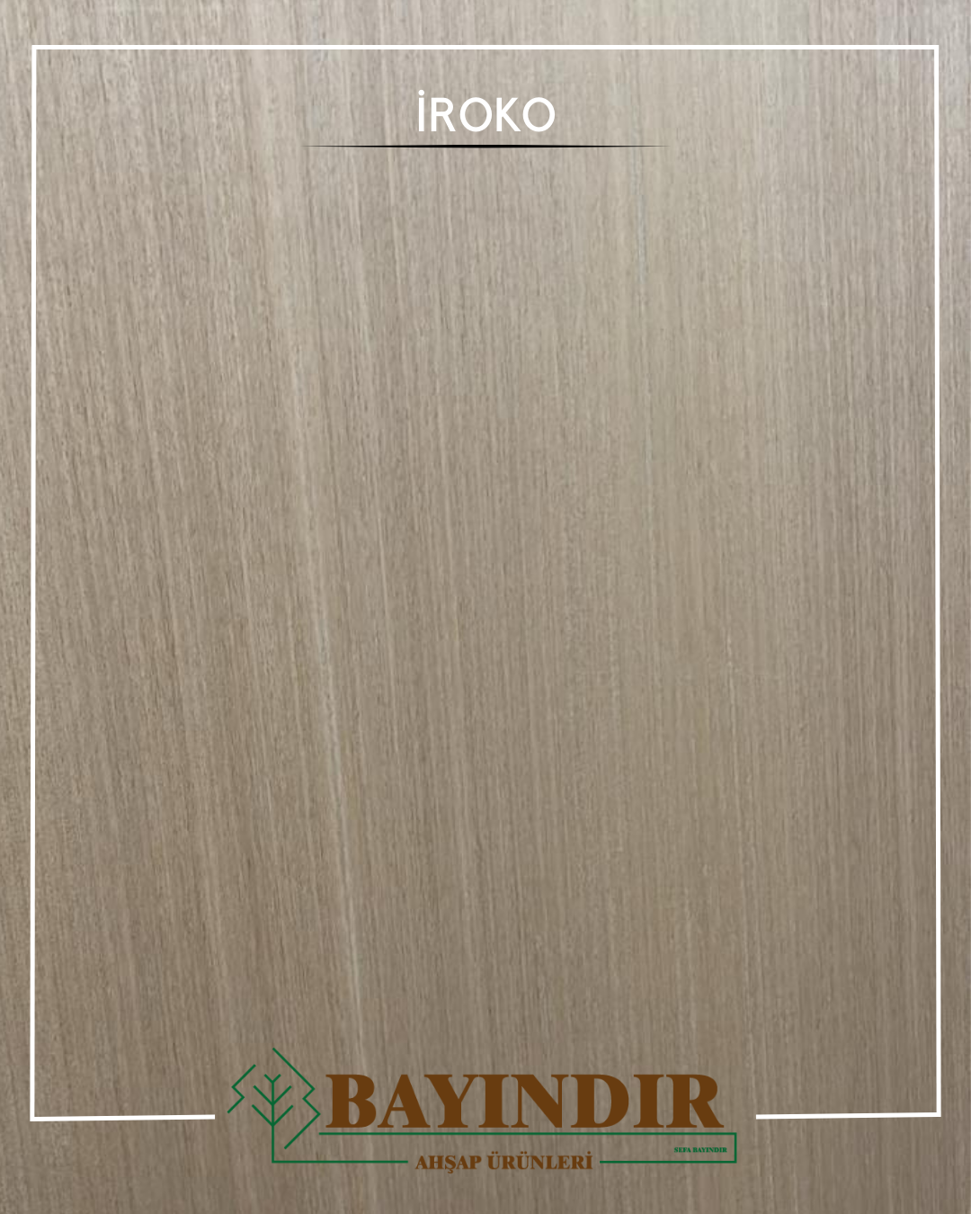 İroko - Samsun MDF satışı