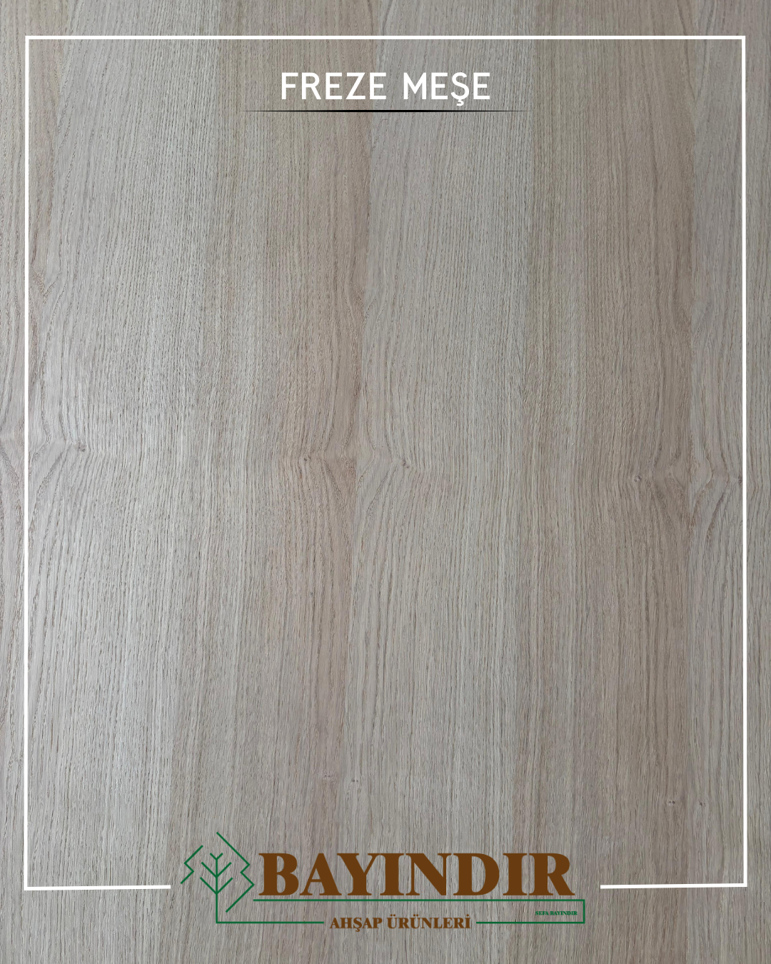 Freze Meşe MDF plaka